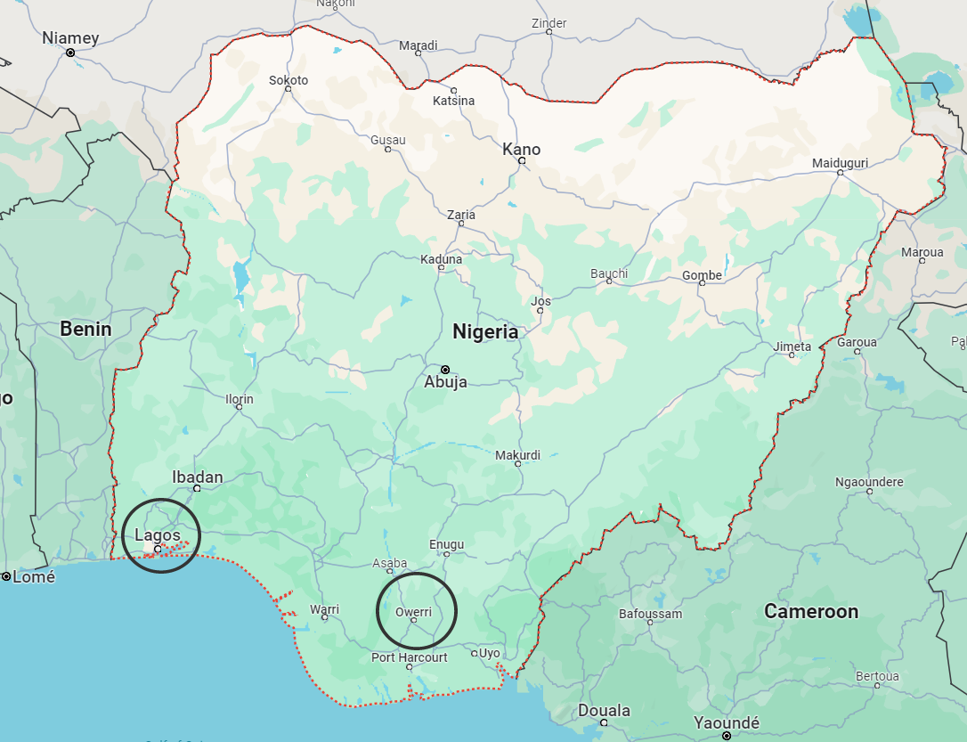 Nigeria Map